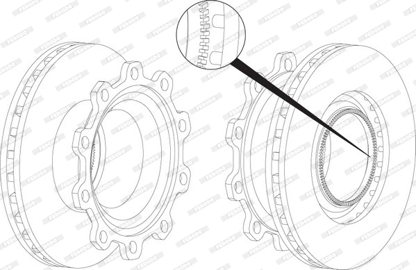 FERODO FCR294A Discofreno