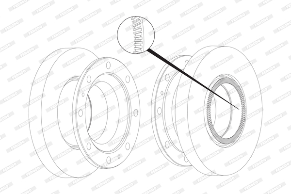 FERODO FCR305A Discofreno