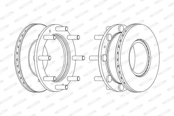 FERODO FCR307A Discofreno