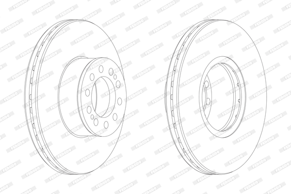 FERODO FCR330A Discofreno