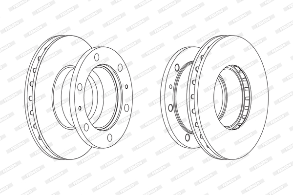 FERODO FCR338A Discofreno