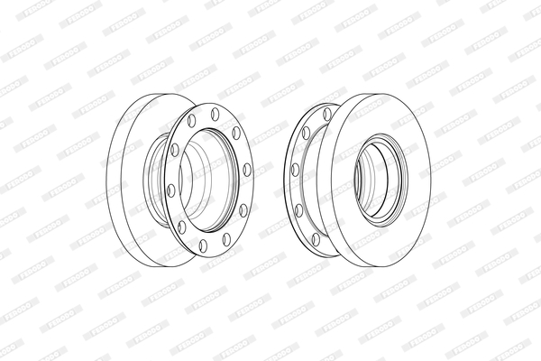 FERODO FCR344A Discofreno