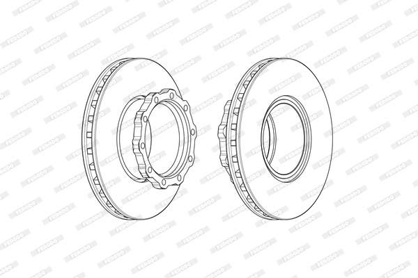 FERODO FCR353A Discofreno