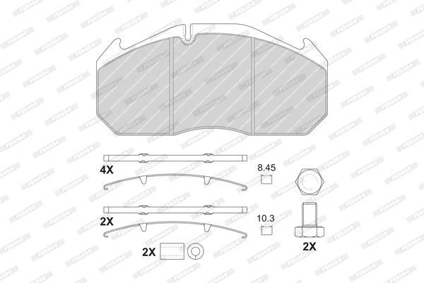 FERODO FCV1086B Kit...