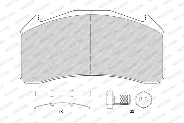 FERODO FCV1386B Kit...