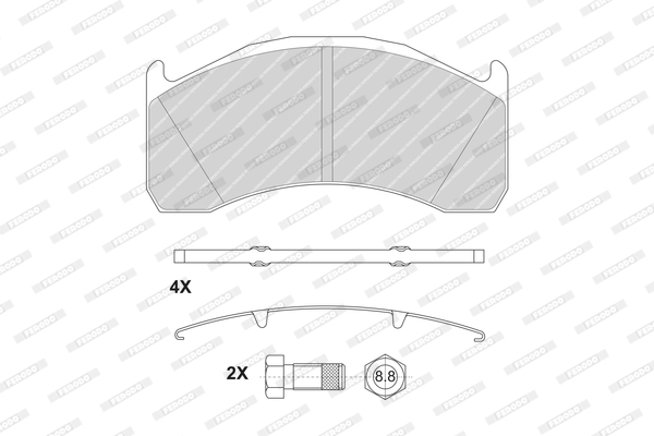 FERODO FCV1387B Kit...