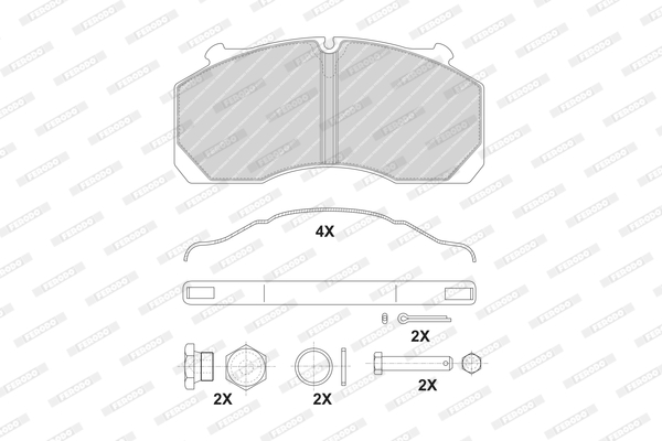 FERODO FCV1821B Kit...