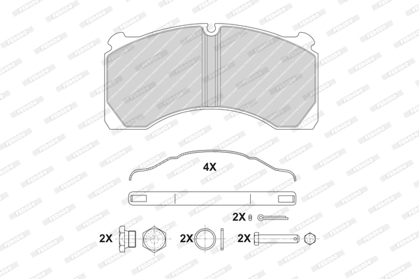 FERODO FCV1857BFE Kit...