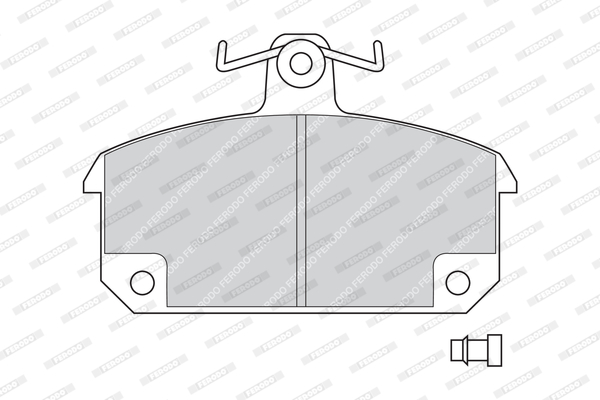 FERODO FDB194 Kit pastiglie...