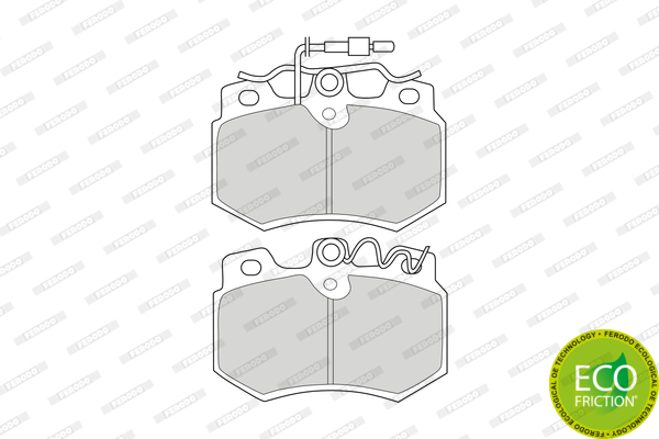 FERODO FDB455 Kit pastiglie...