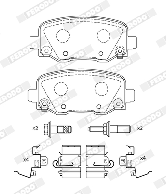 FERODO FDB4883 Kit...