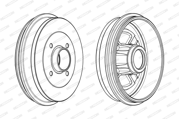 FERODO FDR329114 Tamburo freno