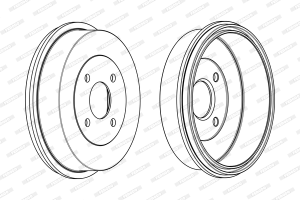 FERODO FDR329191 Tamburo freno