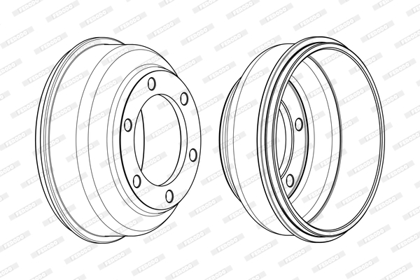 FERODO FDR329193 Tamburo freno