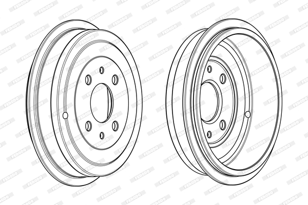 FERODO FDR329211 Tamburo freno