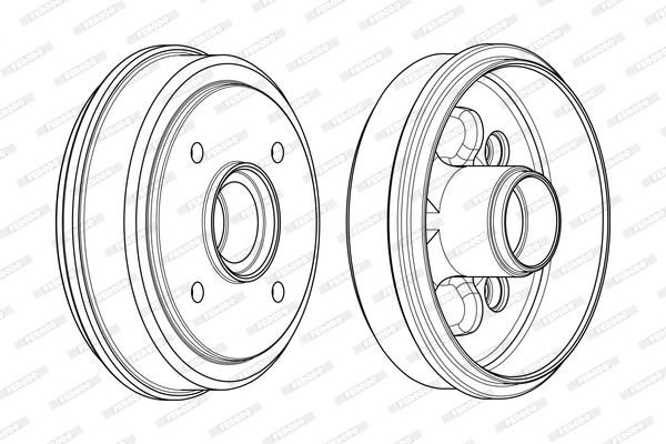 FERODO FDR329246 Tamburo freno