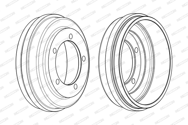 FERODO FDR329258 Tamburo freno