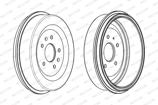 FERODO FDR329268 Tamburo freno