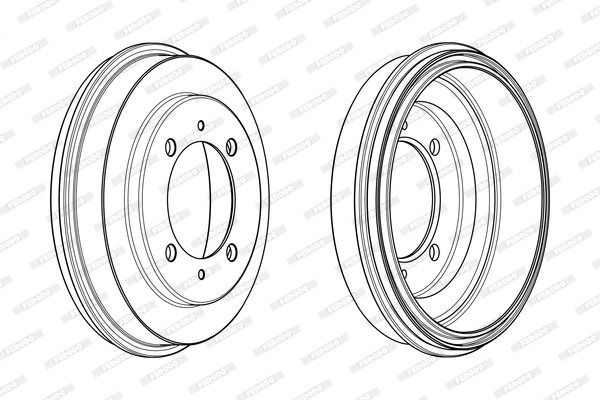 FERODO FDR329275 Tamburo freno