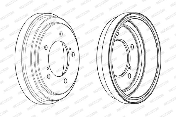 FERODO FDR329277 Tamburo freno