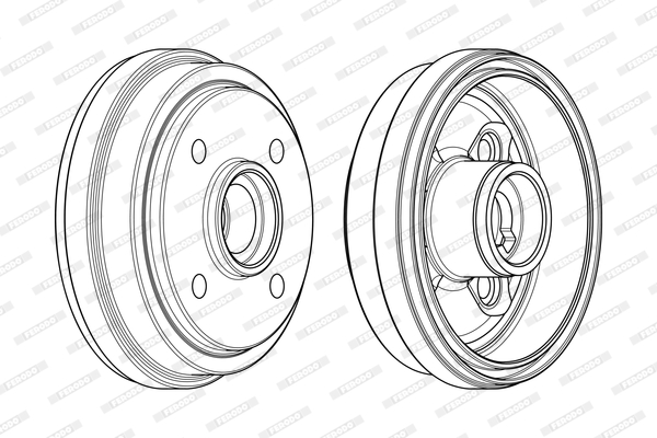 FERODO FDR329283 Tamburo freno