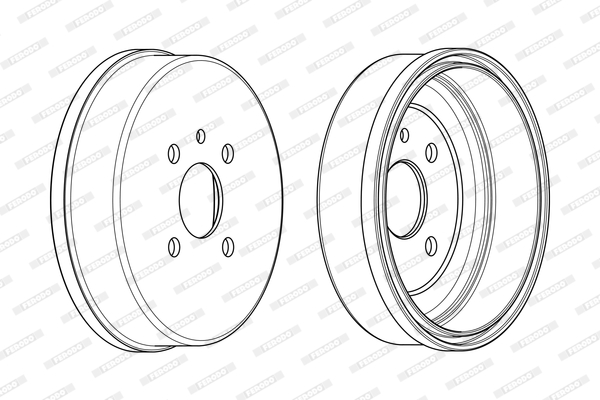 FERODO FDR329292 Tamburo freno
