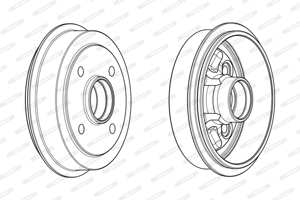 FERODO FDR329320 Tamburo freno