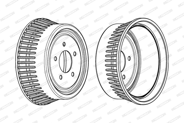 FERODO FDR329347 Tamburo freno