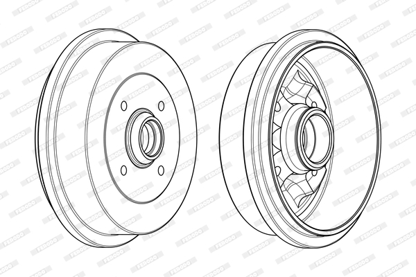 FERODO FDR329704 Tamburo freno