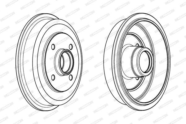 FERODO FDR329714 Tamburo freno