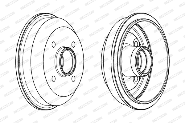 FERODO FDR329715 Tamburo freno