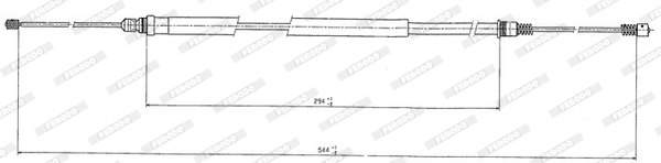 FERODO FHB431204 Cavo...