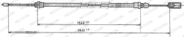 FERODO FHB431209 Cavo...