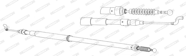 FERODO FHB432812 Cavo...