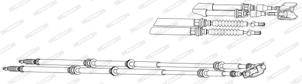 FERODO FHB433018 Cavo...