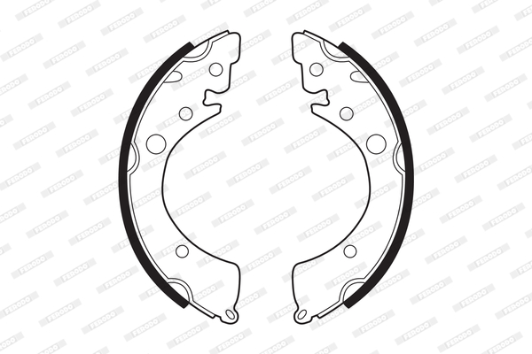 FERODO FSB220 Kit ganasce...