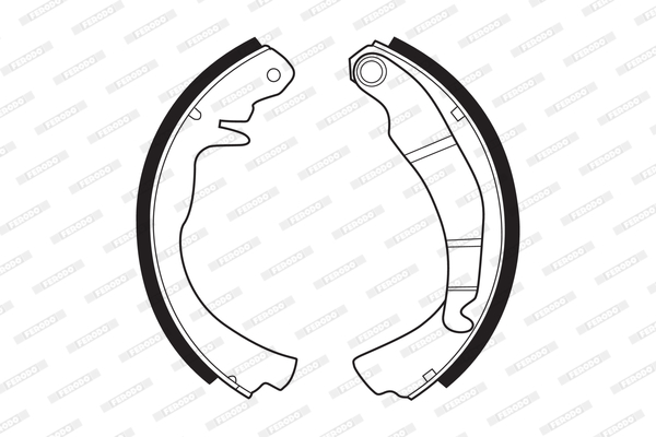 FERODO FSB33 Kit ganasce freno