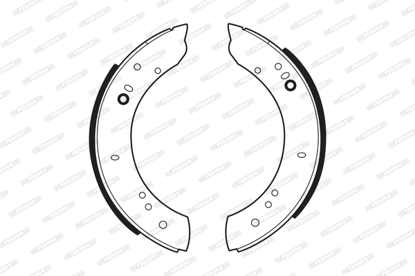 FERODO FSB347 Kit ganasce...