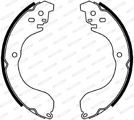 FERODO FSB4053 Kit ganasce...