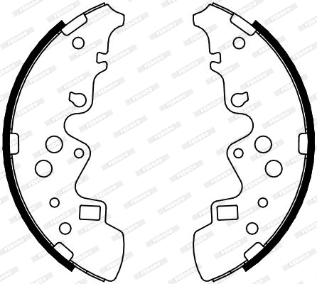 FERODO FSB4094 Kit ganasce...