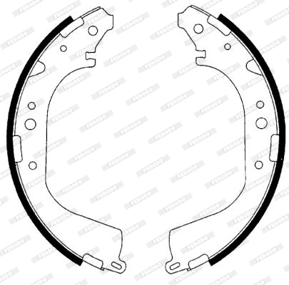 FERODO FSB4105 Kit ganasce...