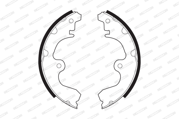 FERODO FSB497 Kit ganasce...