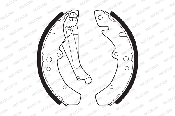 FERODO FSB57 Kit ganasce freno