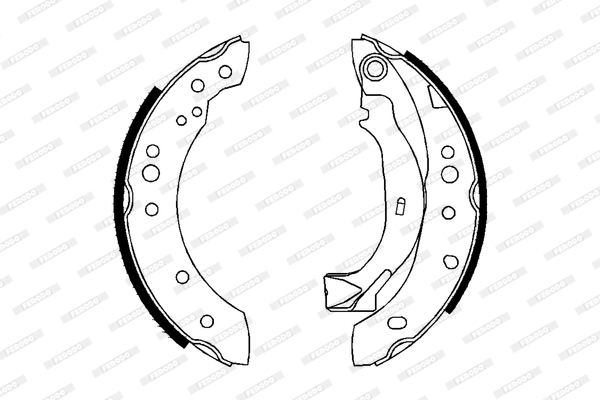 FERODO FSB626 Kit ganasce...