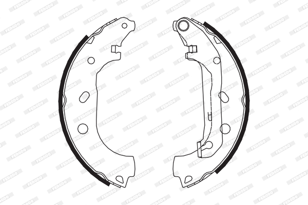 FERODO FSB648 Kit ganasce...