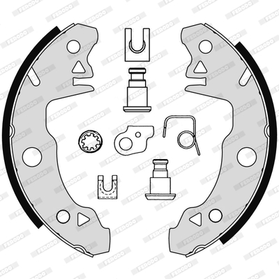 FERODO FSB72 Kit ganasce freno