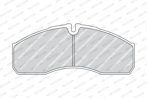 FERODO FVR1390 fékbetétkészlet, tárcsafék IVECO NISSAN RENAULT TRUCKS