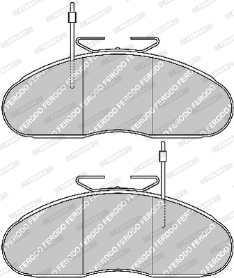 FERODO FVR792 Kit pastiglie...