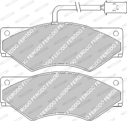 FERODO FVR852 Kit pastiglie...