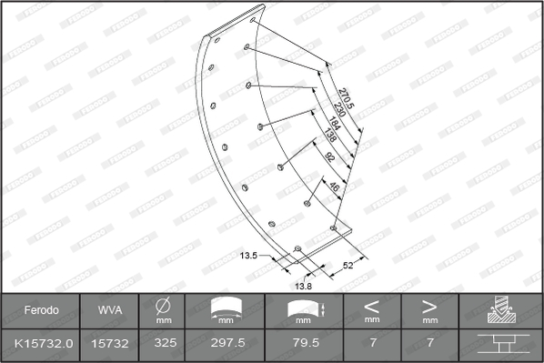 FERODO K15732.0-F3653 Kit...